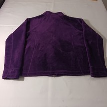 Danskin Now DN8634845 Women's Purple Full Zip Pocket Fleece Jacket Size L(12/14) image 2