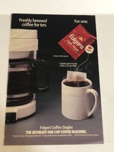 1993 Folgers Coffee Vintage Print Ad Advertisement pa19 - £5.91 GBP