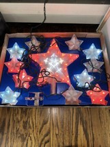 Vintage 1990 Mr. Christmas Shooting Stars 12 Stars Color Changing 16 Speeds - $118.80