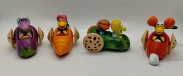 Vintage McDonalds Happy Meal Toys - FRAGGLE ROCK Vegetable Cars 1988 LOT... - £10.06 GBP