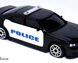 KEYCHAIN BLACK/WHITE LIKE LA POLICE PATROL DODGE CHARGER CUSTOM GREAT GIFT - $32.98