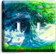 Giant Sequoia Tree Of Life Anime 2 Gang Light Switch Wall Plate Bedroom Hd Decor - £10.39 GBP