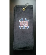 Yankees Giants Golf Sport Towel 16x26 Black - $302.33 MXN