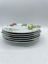 6 Vintage 1790 Cmielow Made in Poland Salad Plates Dessert Plates Raspbe... - $33.31