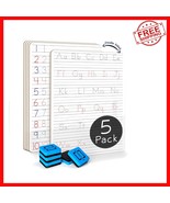 Reusable 9x12 Kids Handwriting Practice Boards - 5-Cards Set with Erasers - $714.02 MXN