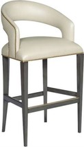 Counter Stool Woodbridge Annabelle Curved Top Rail Squared Tapered Legs Square - £1,545.38 GBP