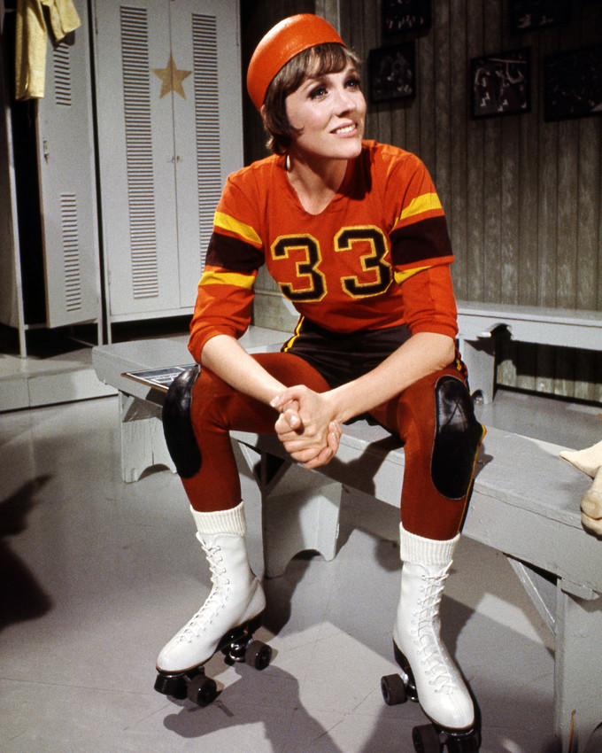 Julie Andrews wearing roller skates and uniform 11x14 Photo - $14.99