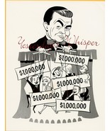 1960 Rotman Ad Art TV PHOTO Marvin Miller Millionaire k450 - £15.84 GBP