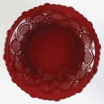 Avon Cape Cod Collection 1876 Ruby Red Pattern Set/2 Dessert Plates - $38.39