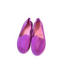 Crocs Womens Size 10 Pink Canvas Slip On Flat Shoes Comfort Flat Loafer 200342 S - £22.51 GBP