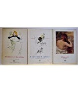 Toulouse-Lautrec 1956 &amp; 58 Renoir 1959 Books Softcover Tudor Pub. - £27.42 GBP