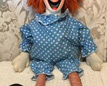 BOZO THE CLOWN Mattel Pull-String Talking Doll - Vintage 1963, WORKS!!! - £78.85 GBP
