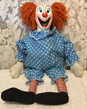 BOZO THE CLOWN Mattel Pull-String Talking Doll - Vintage 1963, WORKS!!! - £79.32 GBP