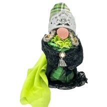 St. Patrick&#39;s Day Princess Gnome Green Plaid and Black Dress - £27.69 GBP