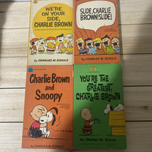 Lot Of 4 Peanuts Charlie Brown Vintage Books by Charles M Schulz 1960’s ... - $437.16 MXN