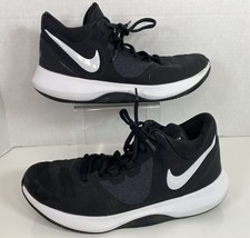 Nike Mens Air Precision 2 AQ3521-001 Black Basketball Shoes Sneakers Size 8 - $23.38