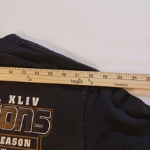 Team Apparel NFL Super Bowl XLIV Champion New Orleans Saints Shirt Size Medium image 9