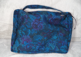 Vintage Gregg Book Gear Bible Case Carrier Bag Cover 90’s Floral Blue 7&quot;... - $14.80