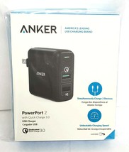 Anker - PowerPort AC Power Adapter w/ QC 3.0 - Black - £18.33 GBP