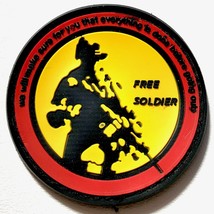 Free Soldier Hook and Loop Rubber Patch - £7.01 GBP