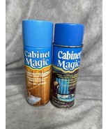 2 NEW Vintage Cabinet Magic Spray Cleaner 13oz Grease Grime Dust Clean &amp;... - £46.32 GBP