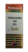 Baidyanath Purnachandra Ras Vr. Swarna Yukta Tablet Ayurvedic - £19.74 GBP