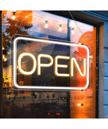 Open Signs for Business, COB Chip LED Neon Open Sign, 16&quot;X 9&quot; Bright Ele... - $69.20