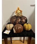 Lot of Thanksgiving Fall Pumpkin Decorations - $14.46 CAD