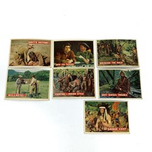 Vintage Davy Crockett Trading Cards 1956 Topps Lot of 7 - £20.37 GBP