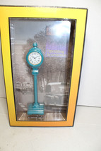 MTH 30-1072 Operating Die-Cast Street Clock Blue NEW - $28.71