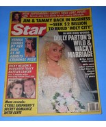 Dolly Parton Star Tabloid Magazine Vintage 1988 Jim Tammy Faye Bakker Va... - $566.69 MXN