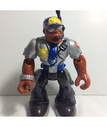 Vintage 2000 Rescue Heroes Policeman 77463 Action Figure 6&quot; - $101.27 MXN
