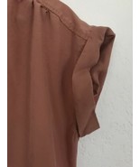 Thread &amp; Supply Women Orange Casual Button Down Dress Small - $47.39 CAD
