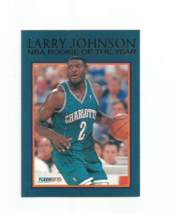 Larry Johnson 1992-93 Fleer Nba Rookie Of The Year Insert Card #12 - £3.97 GBP