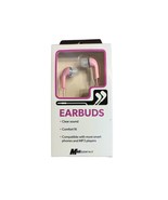 Mobil Essentials Earbuds Clear Sound Comfortable Fit Pink - £3.40 GBP