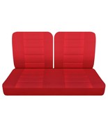 Fits 1964 Cadillac Eldorado 2door convertible Front seat covers red cotton - $1,649.91 MXN