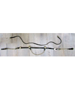 Vintage Black Leather Silver Ferrule One Ear Western Show Headstall - €110,90 EUR