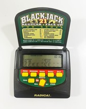 Rare Radica Black Jack 21 Regular Or Face Up Electronic Casino Game Works Great - £4.65 GBP