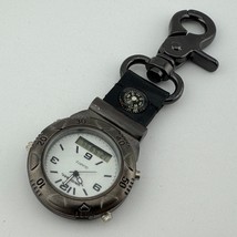 Unionbay Analog Digital Pocket Watch Men Black Alarm Chrono Snap-on New ... - $32.29