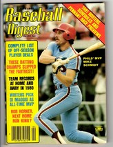 VINTAGE Apr 1981 Baseball Digest Magazine Mike Schmidt Phillies - £15.77 GBP