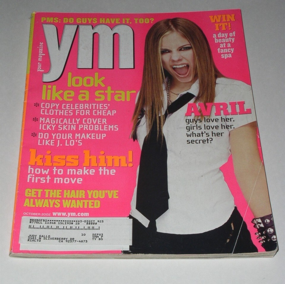 Avril Lavigne Your Magazine Vintage 2002 Anything But Ordinary - $34.99