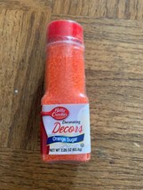 Betty Crocker Decors Orange Sugar-New-SHIPS SAME BUSINESS DAY - $11.76