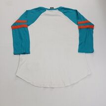Miami Dolphins NFL Football Team Apparel 3/4 Sleeve Cotton T-Shirt Size Small  image 2