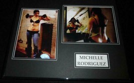 Michelle Rodriguez Signed Framed 16x20 Photo Display AW Fast &amp; Furious - £120.56 GBP