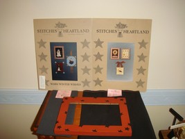 Stitches From The Heartland Patterns Plus Fabrics &amp; Frame - £36.96 GBP