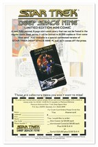 Print Ad Star Trek Deep Space Nine Mini Comic Vintage 1993 Advertisement - $9.70