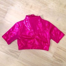 Pink Shimmer Crop Top Dance Top Youth Costume Or Rave - £12.76 GBP