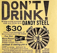Smith &amp; Winchester Steel Mill 1894 Advertisement Victorian Water Pump 4 ... - $372.45 MXN