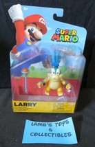 Super Mario Jakks Pacific 4" Larry Koopa with Wand Action Figure World Nintendo  - £38.75 GBP