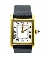 Cartier Vermeil Manual Watch 18K Yellow Gold Electroplated - £1,181.28 GBP